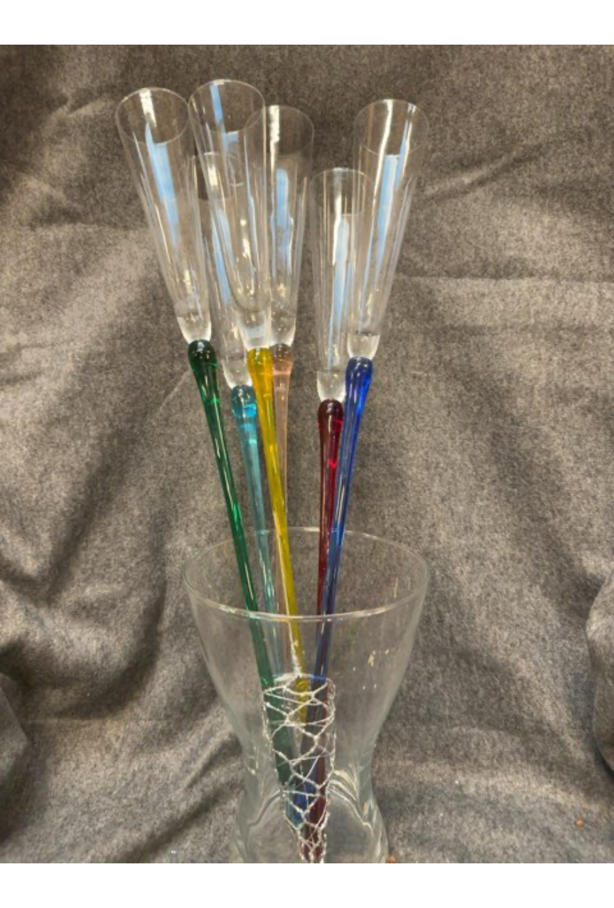 Champagneglas uden fod